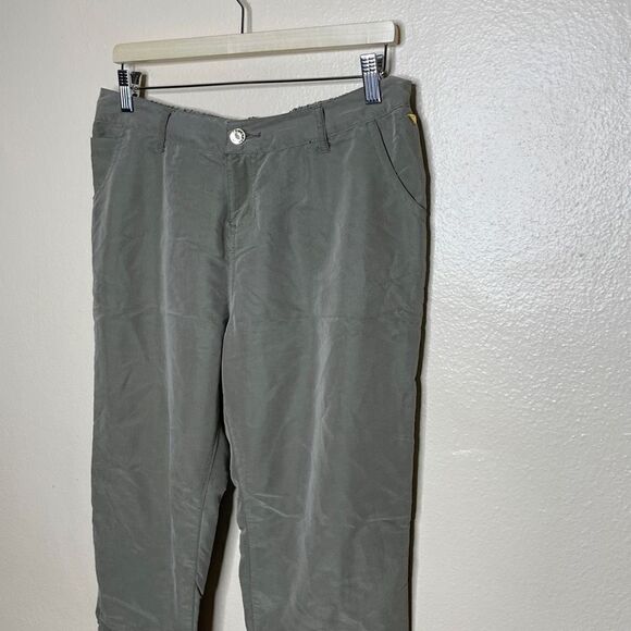 Guess Pants Women's Medium Olive Green Cargo Pockets Casual - Picture 2 of 16
